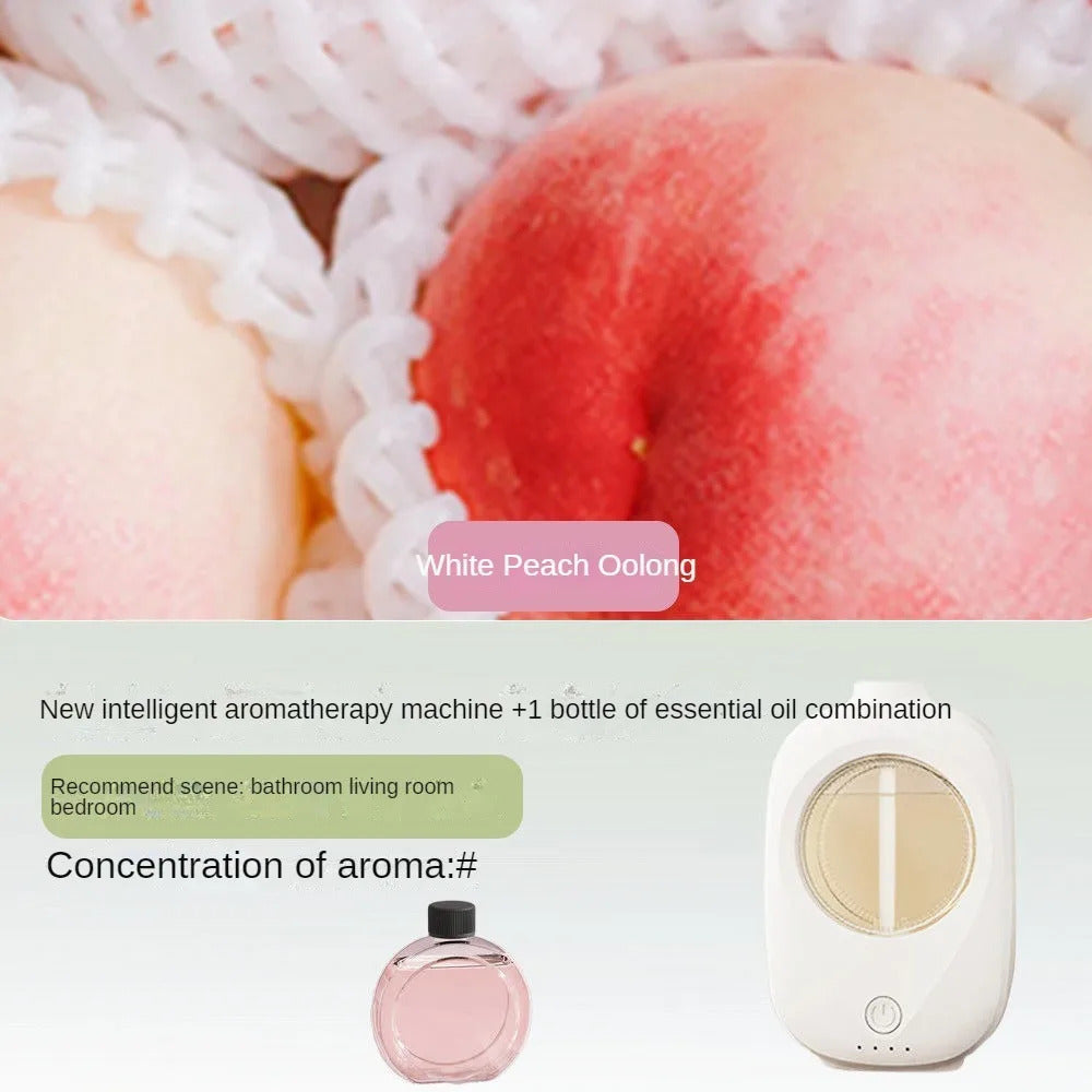 6 Modes Aroma Diffuser Wall Mounted Air Freshener Dispenser Fragrance Essential Oil Air Humidifier Aromatherapy USB Rechargeable