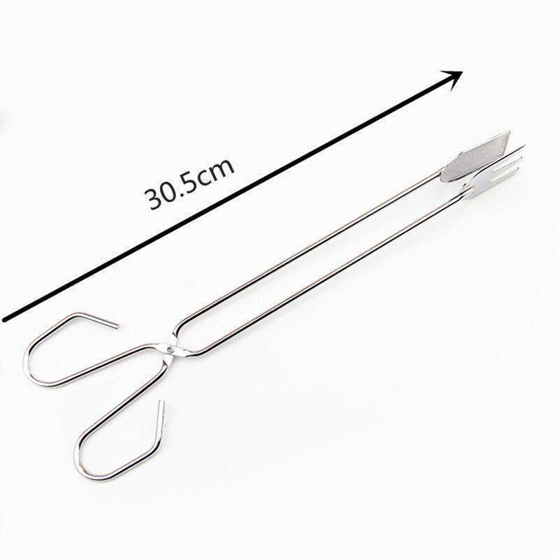 Stainless Steel BBQ Tongs Charcoal Tongs Bread Tongs Food Tongs Steak Tongs Frying Scissors Baking Tongs