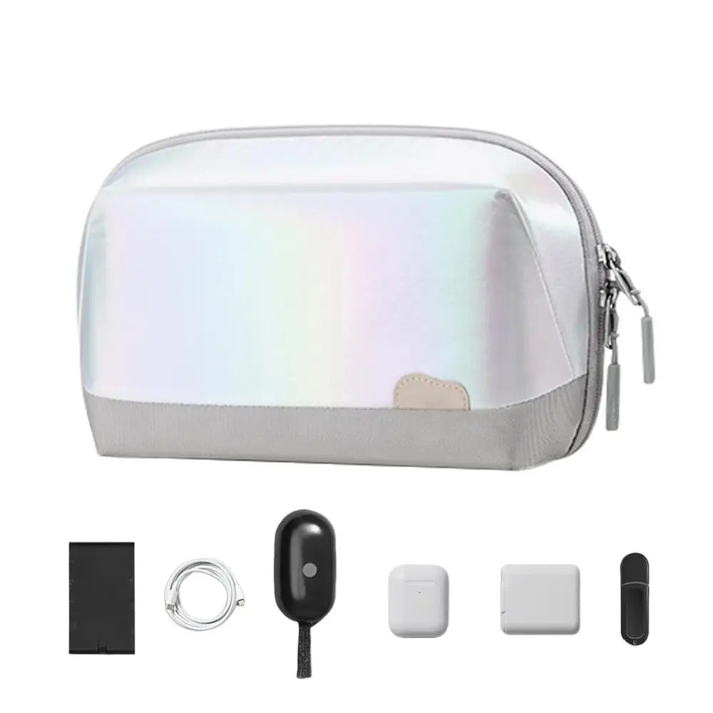 Cable Organiser Bag 180 Opening 2024 New Cable Organiser Electronics Bag Portable Battery Storage Case Cable Storage Box For