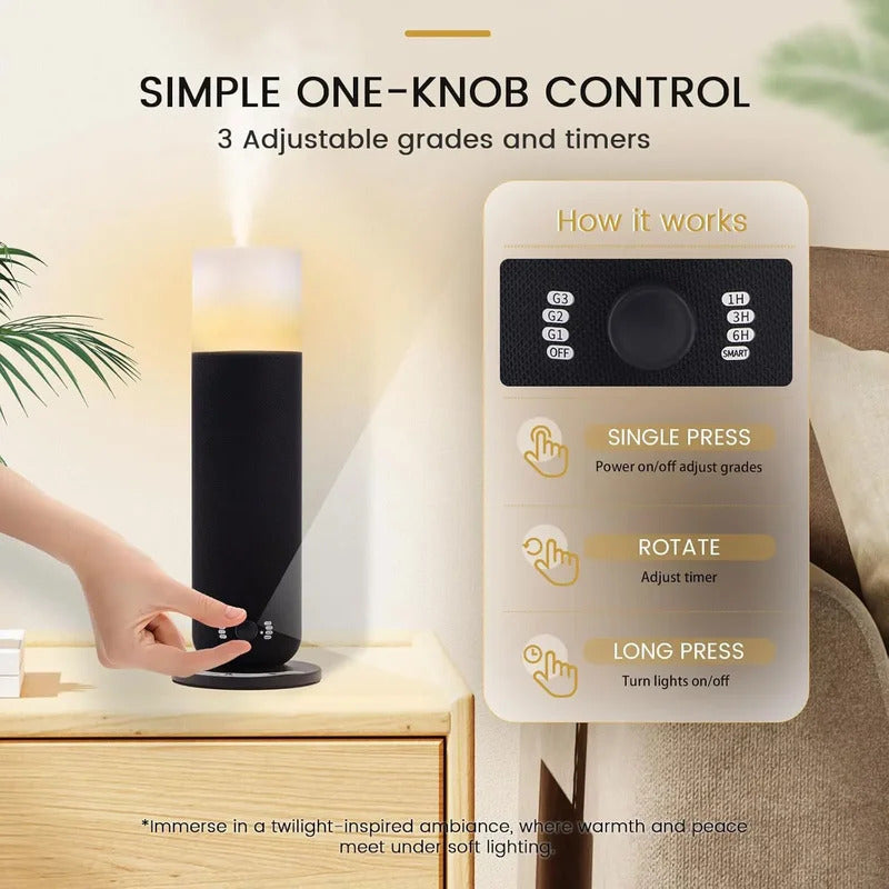 120ML Tower Scent Diffuser Machine Bluetooth Control Fragrance Diffuser Electric Smell for Home Hotel Collection Diffuser
