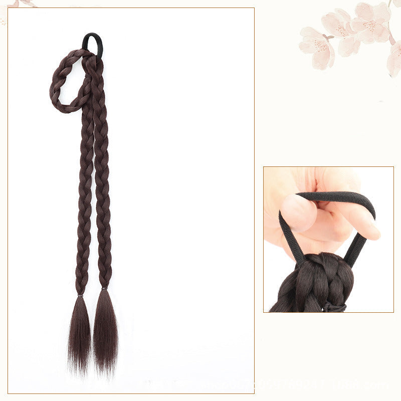 Colorful Ropes Boxing False Braids Hot Girl Sweet Cool Personality High-Temperature Fiber Handmade Braid Dreadlocks Source Factory in Stock Stable