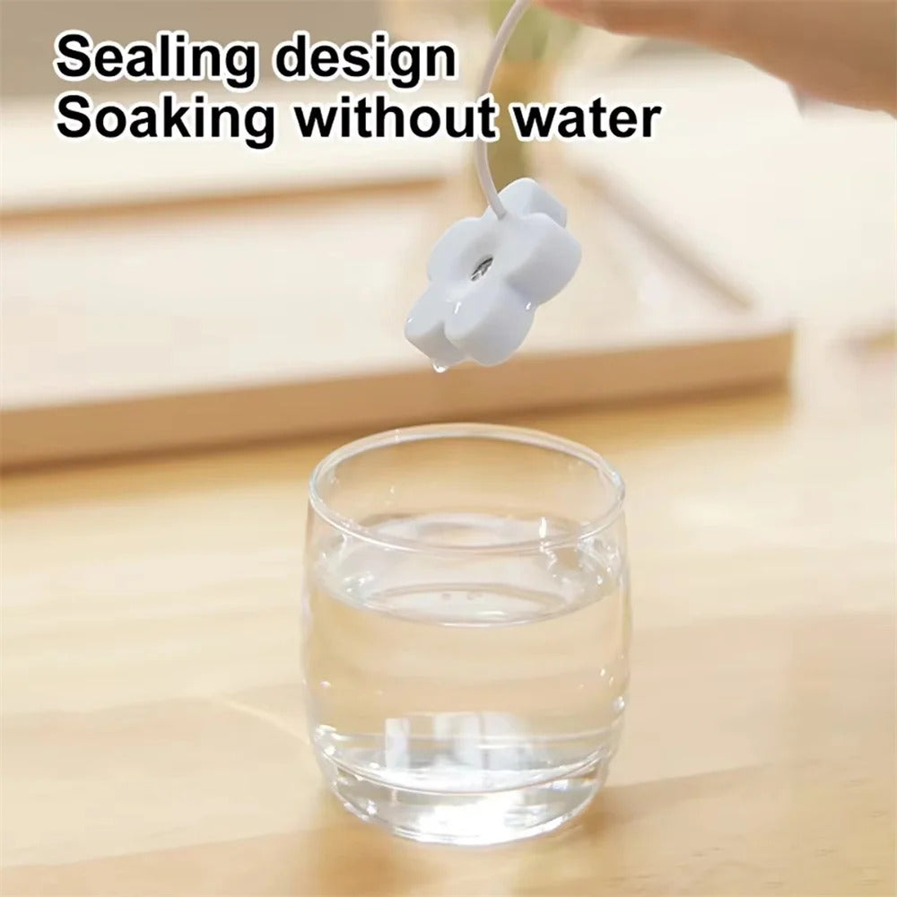 Portable Air Humidifier Petal Shaped Mini Ultrasonic Air Humidifier DC 5V 1A Aromatherapy Humidifiers Diffusers for Home Bedroom