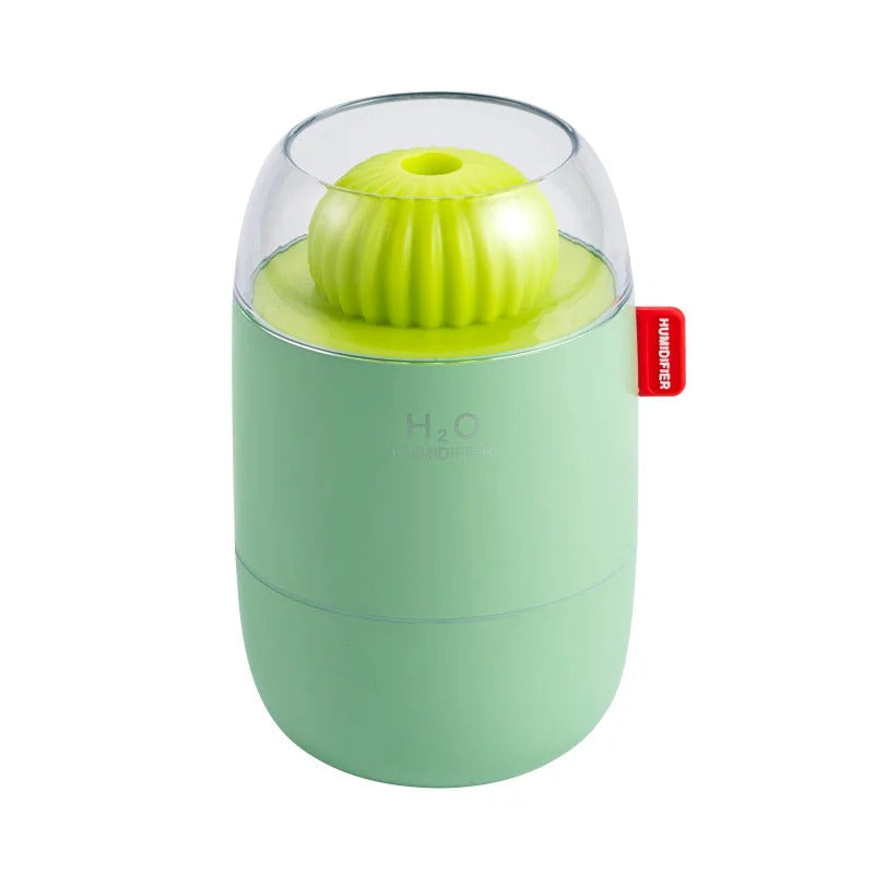 Creative Cactus Air Humidifier USB Electric 280ML Capacity Aroma Essential Oil Diffuser Color Lights Mist Spary for Home Bedroom