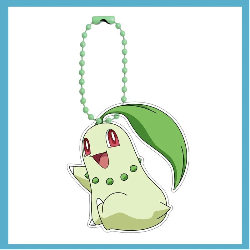 Pokemon Bulbasaur Squirtle Charmander Self-Control Acrylic Cartoon Key Buckle Pendant Anime Classics Game Collection Gift Toys