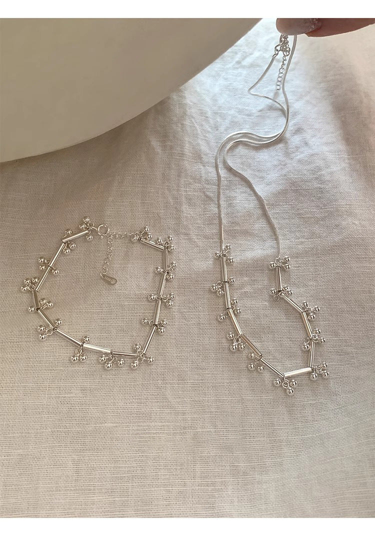 Small Grape Ball Beaded Bracelet for Women, Niche Personality Versatile Simple Bracelet Jewelry