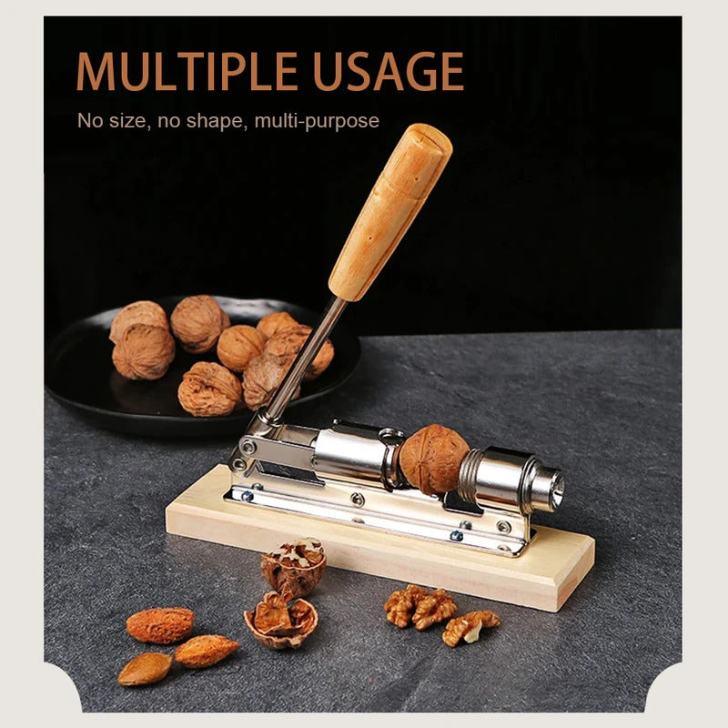 Manual Nut Cracker Stainless Steel Mechanical Sheller Kitchen Tools Pecan Filbert Walnut Nutcracker Fast Opener Nutcracker Clamp