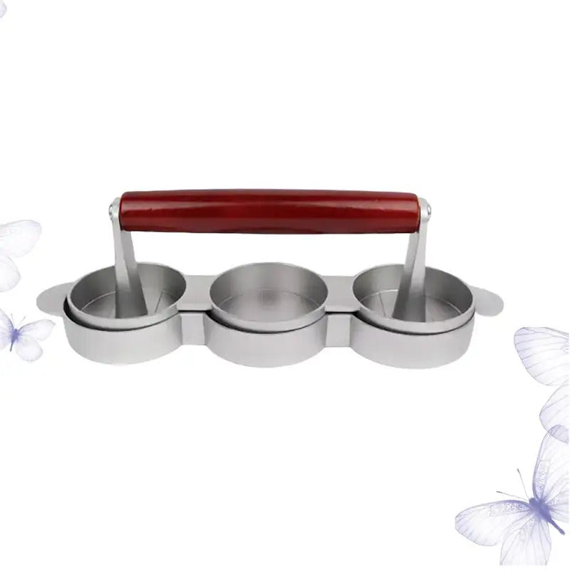 Hamburger Press Mold Meat Maker Smash Patty Shaper Mini Molds Non Stick Coating Durable Aluminum Alloy Kitchen Bar Tool
