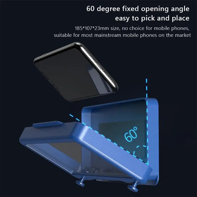 New Rotation Waterproof Bathroom Phone Wall Mount Holder Adjustable Shower Phone Case Stick on Wall Bathroom Toilet Phone Holder