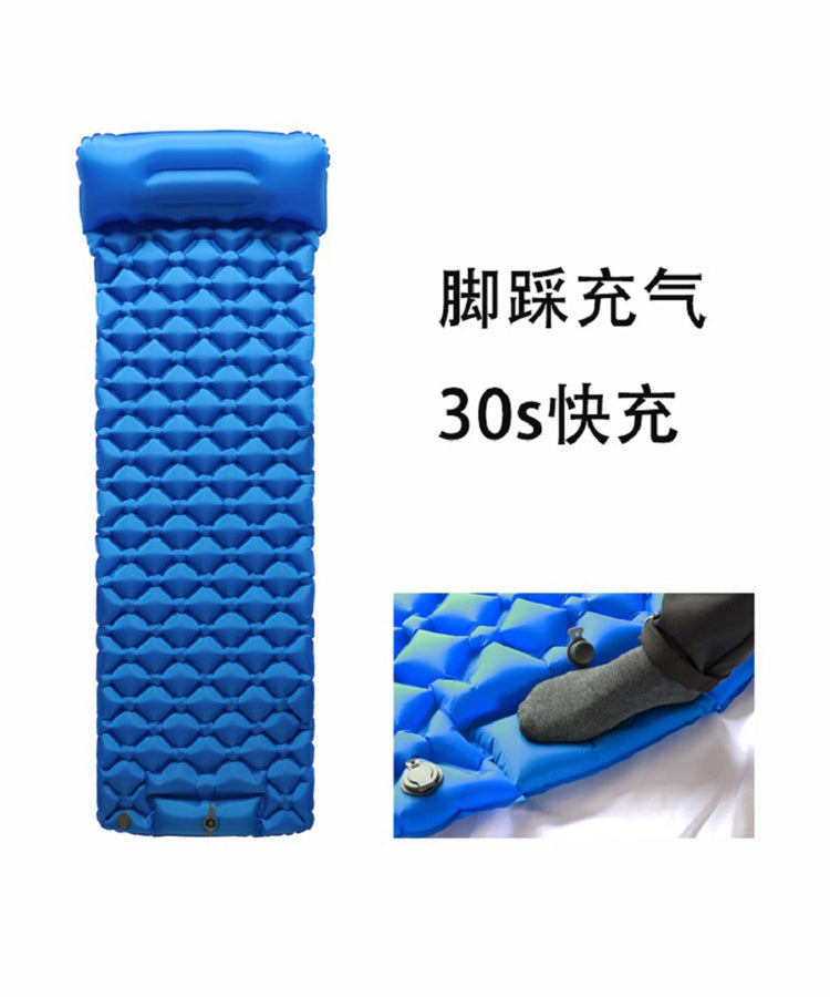 Thickened Outdoor Foldable Portable Tent Nap Mat Ground Mat Moisture-proof Mat Single Double Egg Nest Mat Inflatable Mat