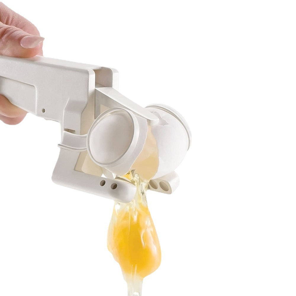 Handheld Egg Cracker Egg Shell TV Egg Cutter Egg White Separator Kitchen Gadget