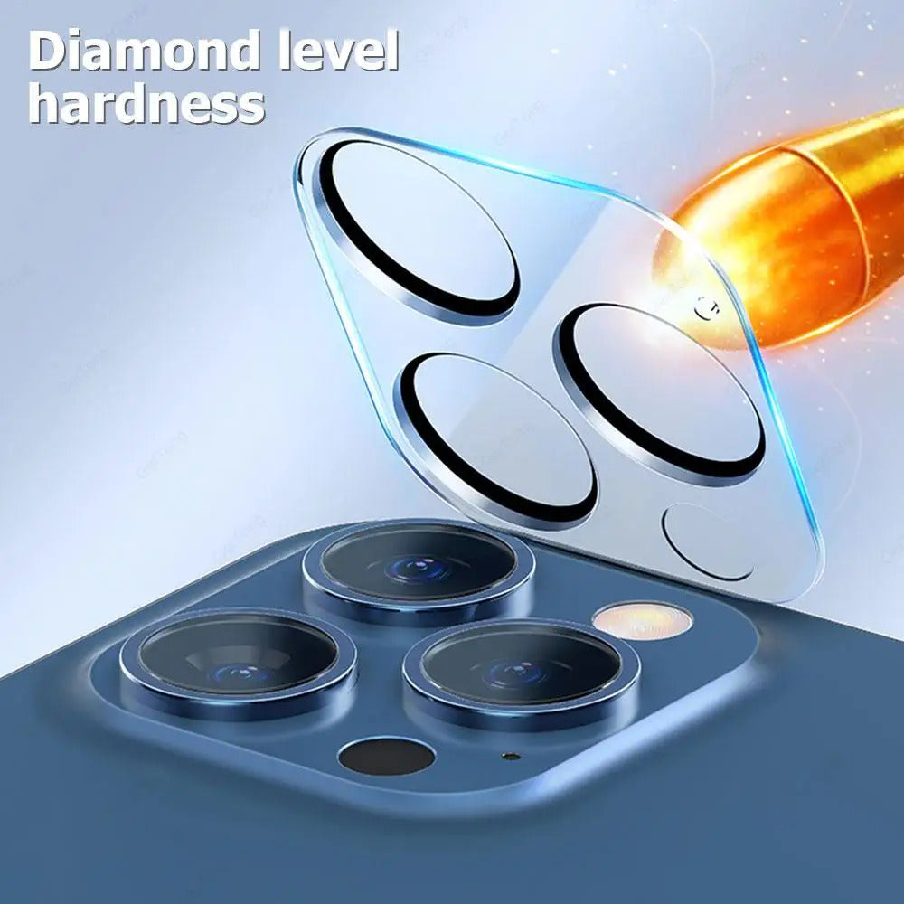 2PCS Bling Glitter Diamond Camera Lens Protector For Apple Iphone 16 15 13 12 Pro Max Sreen Protectors Film For iPhone 16 14plus
