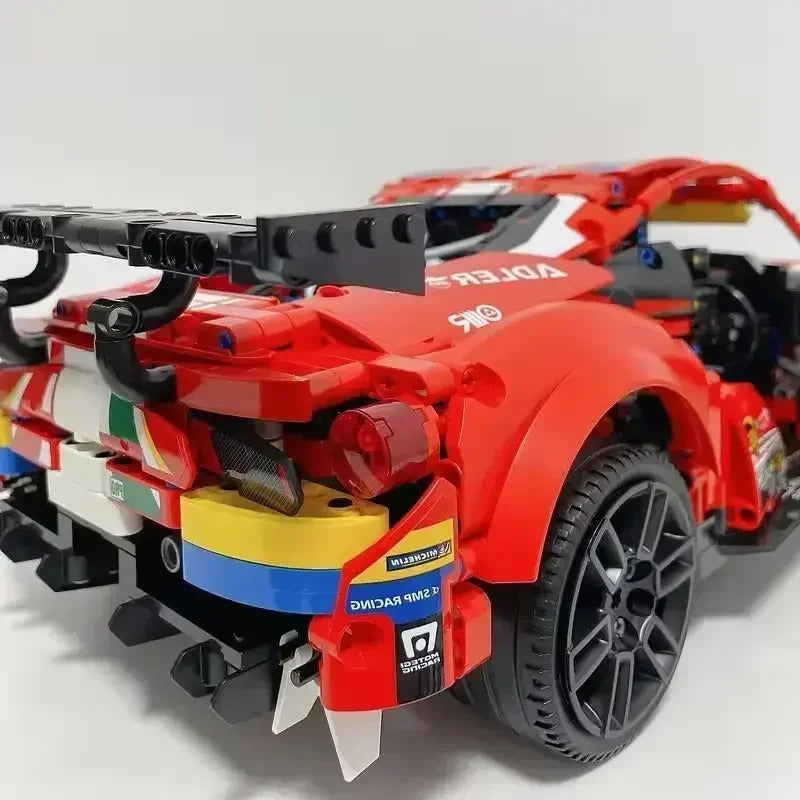 NEW Technical 488 GTE 1684PCS Speed Sports Car Building Blocks Set Model 42125 MOC Racing Vehicle Assemble Toys Brick Kid Adults