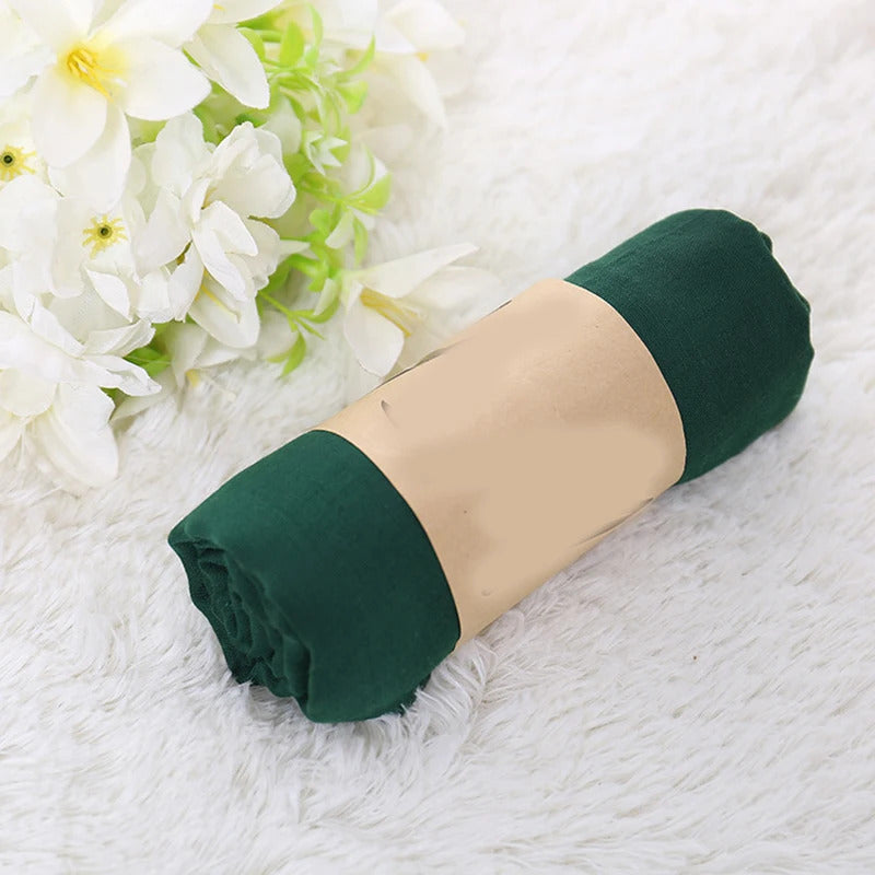 Cotton Linen Scarf Candy Color Anti-sand Neckerchief Women Thin Tippet Long Scarf Soft Scarves Shawls 180x45cm Shawl Headwrap