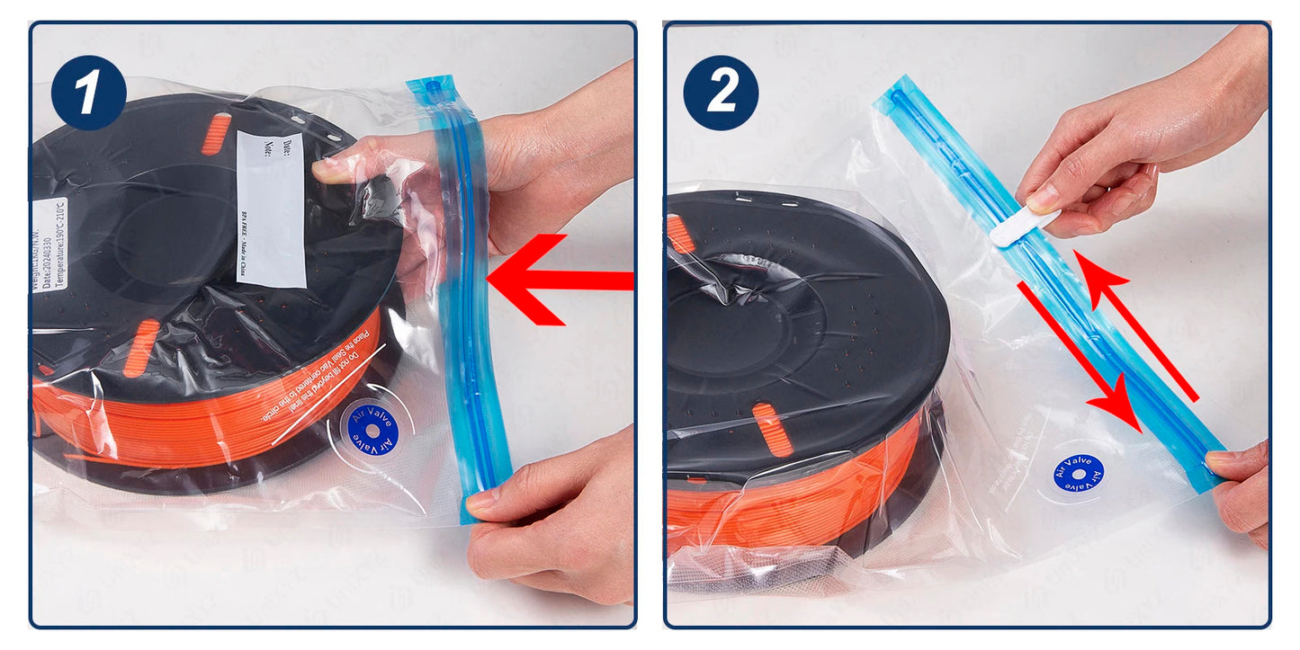 3D Printer Filament Storage Bag PLA ABS PETG Vacuum Bag Dryer Safekeep Humidity Resistant Sealing Bags Keep Filament Dry Sealed