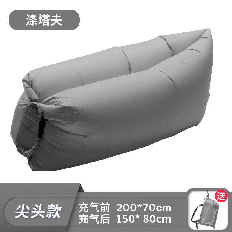 Manufacturer Pillow Style Inflatable Sofa In Stock Outdoor Portable Lazy Air Sofa Foldable Inflatable Bed Sleeping Bag