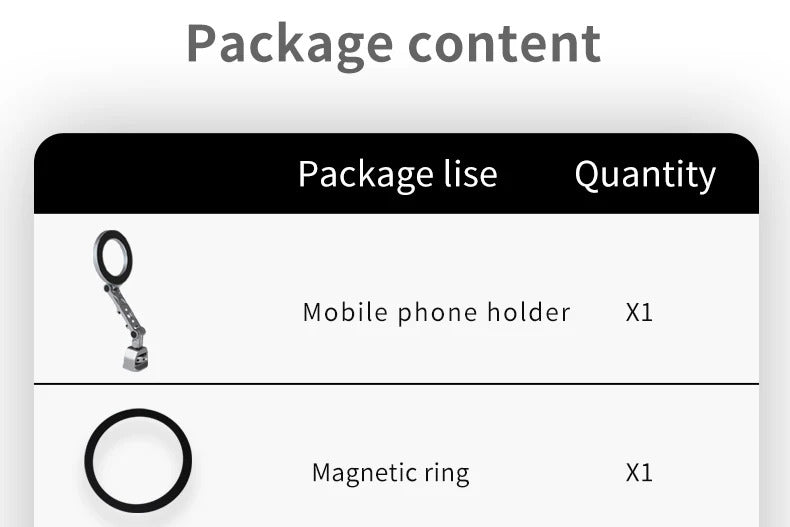 XILETU Foldable Magnetic Phone Holder Camera Rabbit Cage Tripod Universal External Magsafe Accessory for iPhone 15 14 13 12