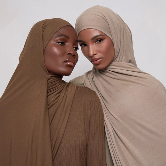29Colors Premium Jersey Hijab Scarf Solid Muslim Long Scarves Turban Shawl Elastic Cotton Arab Headscarf Head Wraps Saudi Hijabs