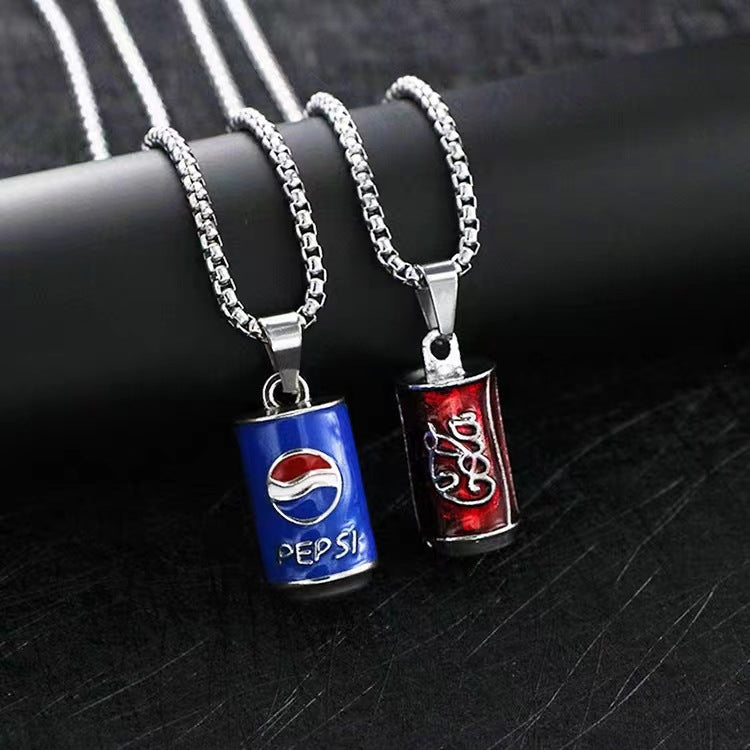 Trendy Fashion Children's Necklace for Girls, Personalized Couple Pendant for Boys, Hip-Hop Versatile Street Dance Show Accessories Wholesale