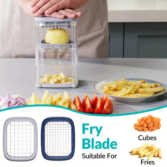 French Fry Cutter Radish Cucumber Dicer Household Multi-Functional Vegetable Cutter Tomato Apple Divider