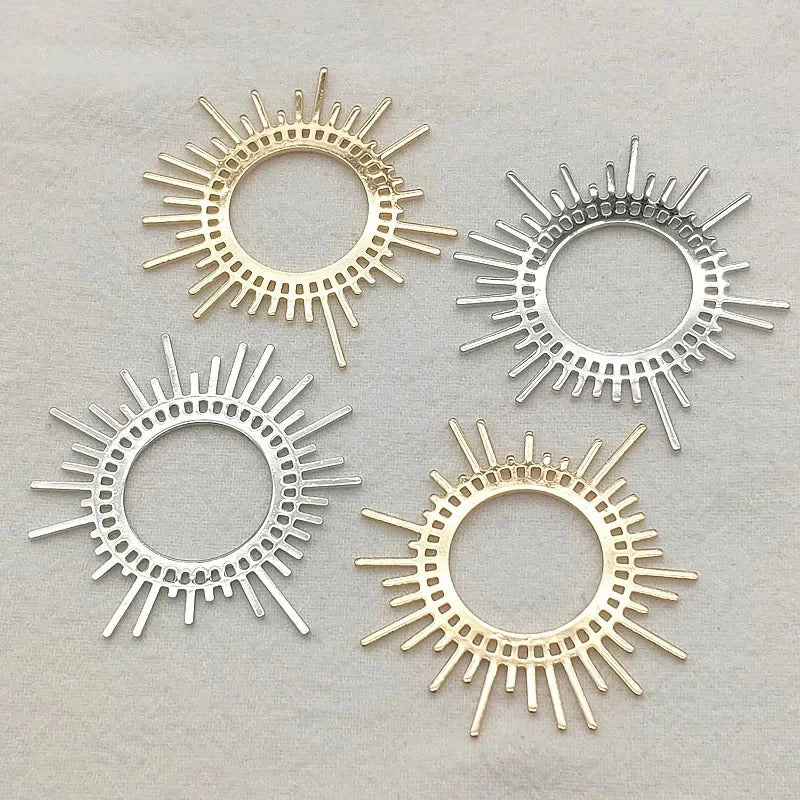 New Arrival! 45x44mm 50pcs Brass Pendants Flower Charm For Handmade Necklace Earrings DIY Parts,Jewelry Findings & Components