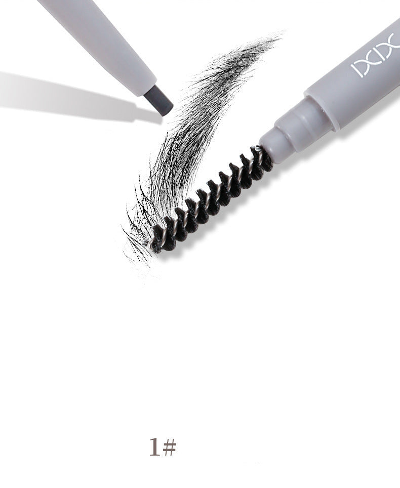 Makeup Xixi 3D Contour Mist Eyebrow Pencil Natural Color Definition Waterproof Smudge-proof Dual-ended Eyebrow Pencil