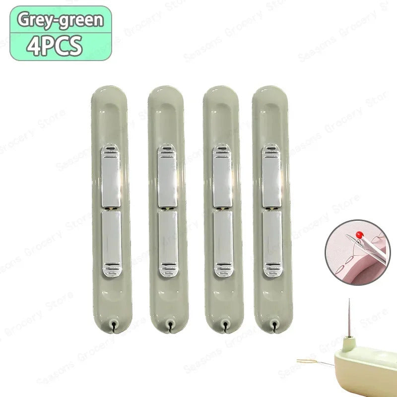 2 In 1 Needle Threader and Seam Ripper Tool Multifunctional Sewing Thread Remover Cross Stitch Crafting Accessories Easy Use