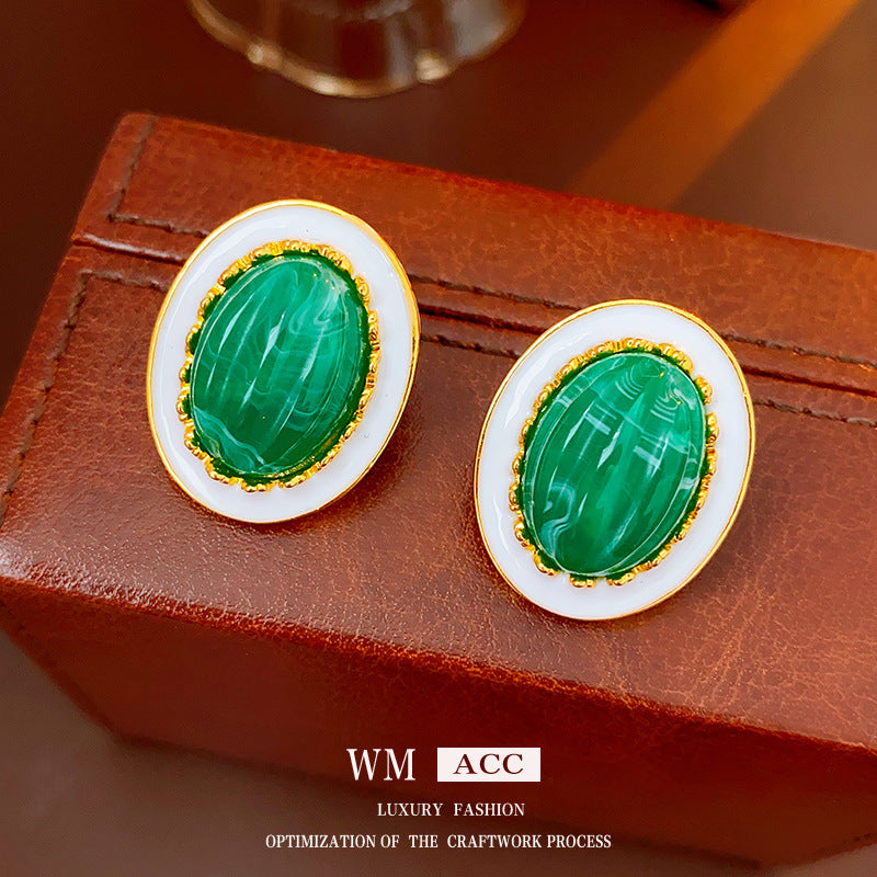 Vintage Earrings Fashion Versatile Ear Jewelry Niche Light Luxury High-end Accessories