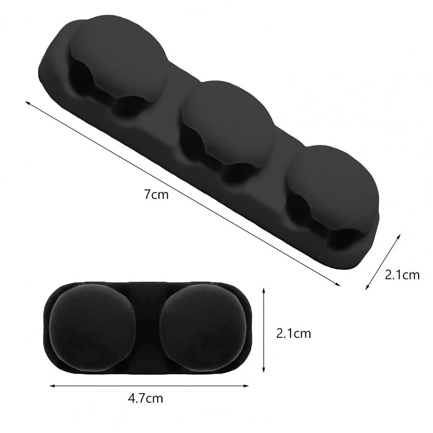 STONEGO Silicone USB Cable Organizer Cable Winder Desktop Tidy Management Clips Cable Holder for Mouse Headphone Wire Organizers