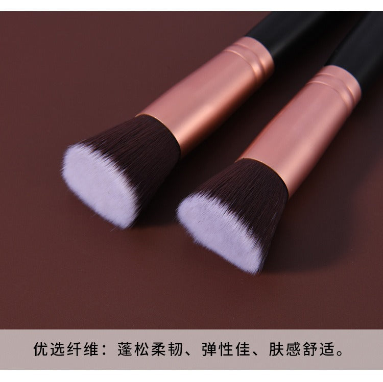 Amazon Hot-Selling Amazon 14-Piece Makeup Brush Set Loose Powder Foundation Brush Soft Bristle Brush Cangzhou In-Stock Wholesale