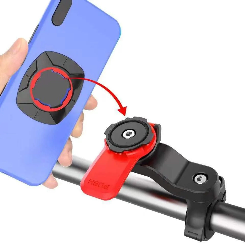 Quadlock Motorcycle Anti Vibration Mount Phone Holder Motorcycle Bracket Moto Electric Scooter Bracket For iPhone Xiaomi Samsung