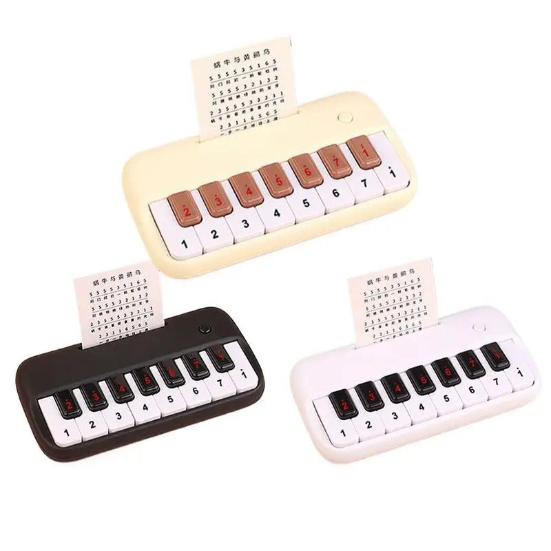 Mini Electric Keyboard Kids Puzzle Early Education Electronic Piano Toy Pocket Piano Teaching Musical Instrument for Girls Boys