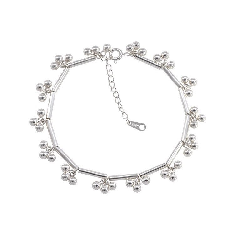 Small Grape Ball Beaded Bracelet for Women, Niche Personality Versatile Simple Bracelet Jewelry