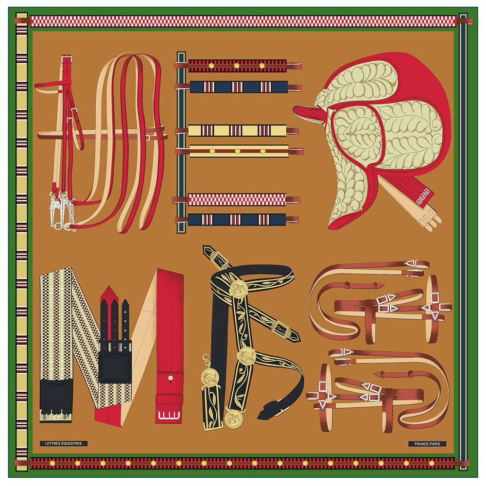 90cm Silk Scarf Women Belt Chain Design Square Scarf Head Echarpes Silk Foulards Femme Wraps Beach Shawls Bandana Lady Hijabs