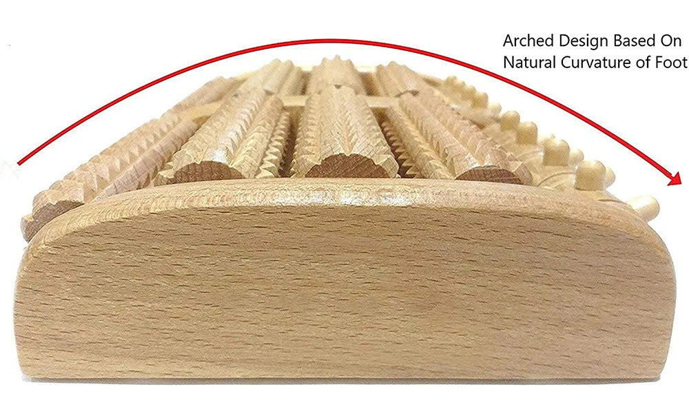 Wooden Foot Roller Wood Care Massage Reflexology Muscle Relax Relief Massager Spa Gift Anti Cellulite Foot Massager Care Tools