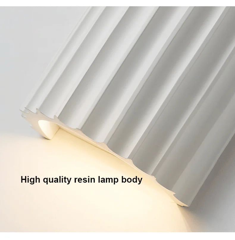 SANDYHA Nordic Modern Resin Led Wall Lights for Living Room Bedroom Corridor Stairs Indoor Home Decor Wand Lampen Lamparas Lamp