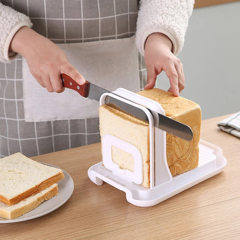 Adjustable Toast Slicer DIY Toast Loaf Slicing Machine Multifunctional Bread Cutting Guide Tool for Homemade Bread