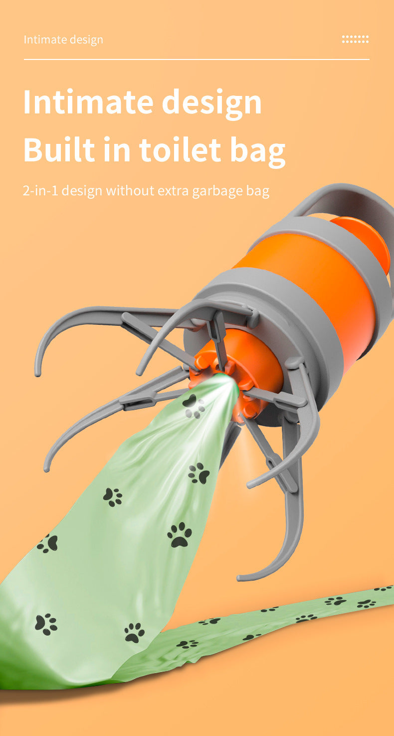 New Cross-Border Amazon Pet Cleaning Supplies Cartoon Pooper Scooper Stool Bag Outdoor Shovel Shit Device Pet Pooper Scooper