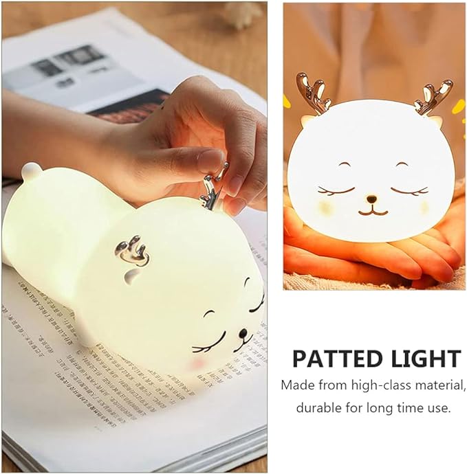 Silicone Deer Touch Lamp