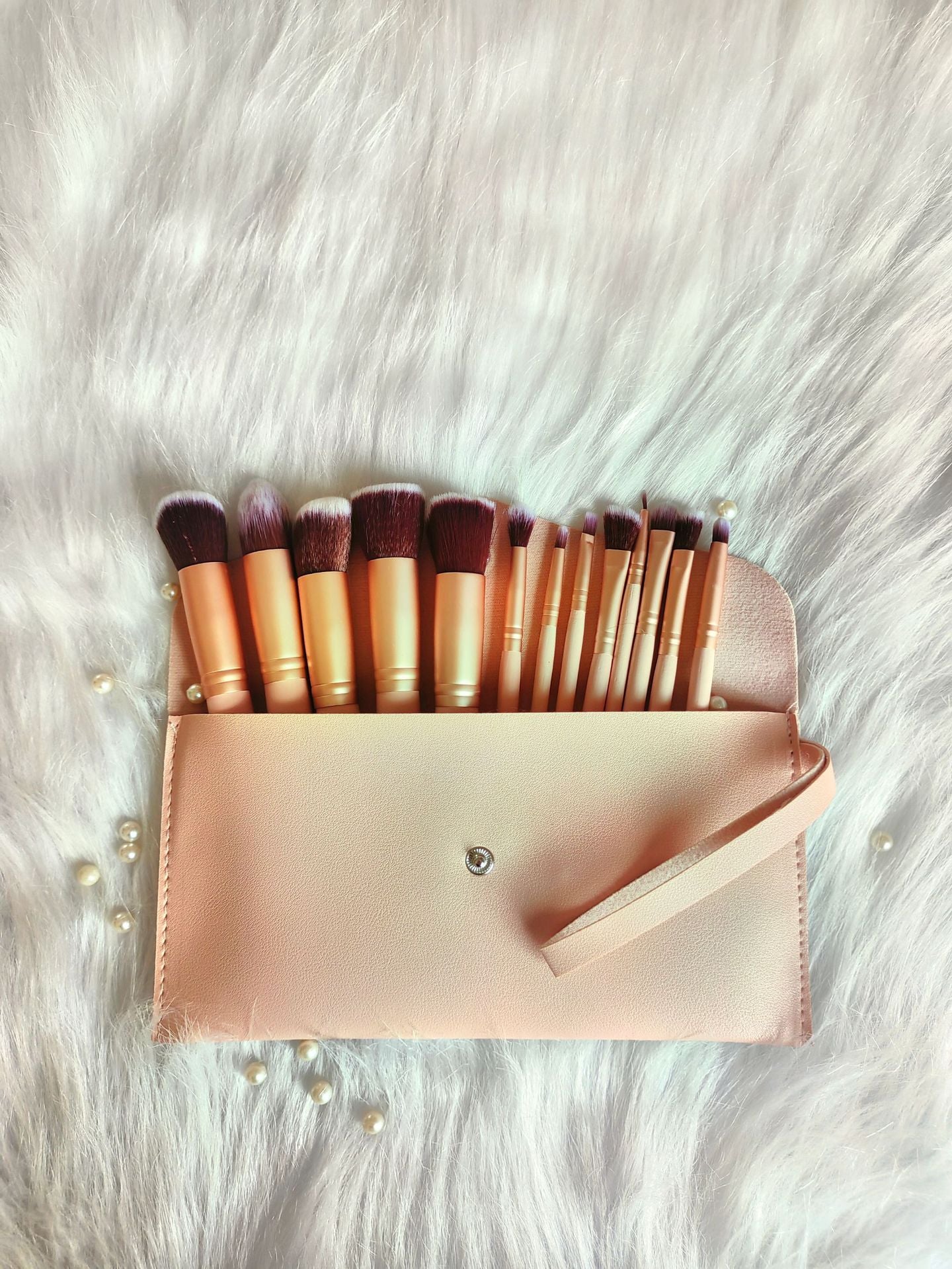 Amazon Hot-Selling Amazon 14-Piece Makeup Brush Set Loose Powder Foundation Brush Soft Bristle Brush Cangzhou In-Stock Wholesale