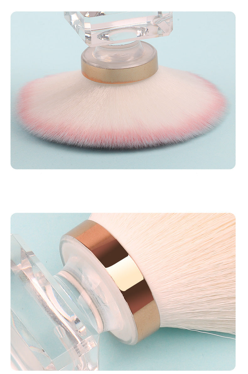 Yasna New Single Loose Powder Brush Foundation Brush Large Dust Brush Soft Bristle Brush Beauty Tool Makeup Brush