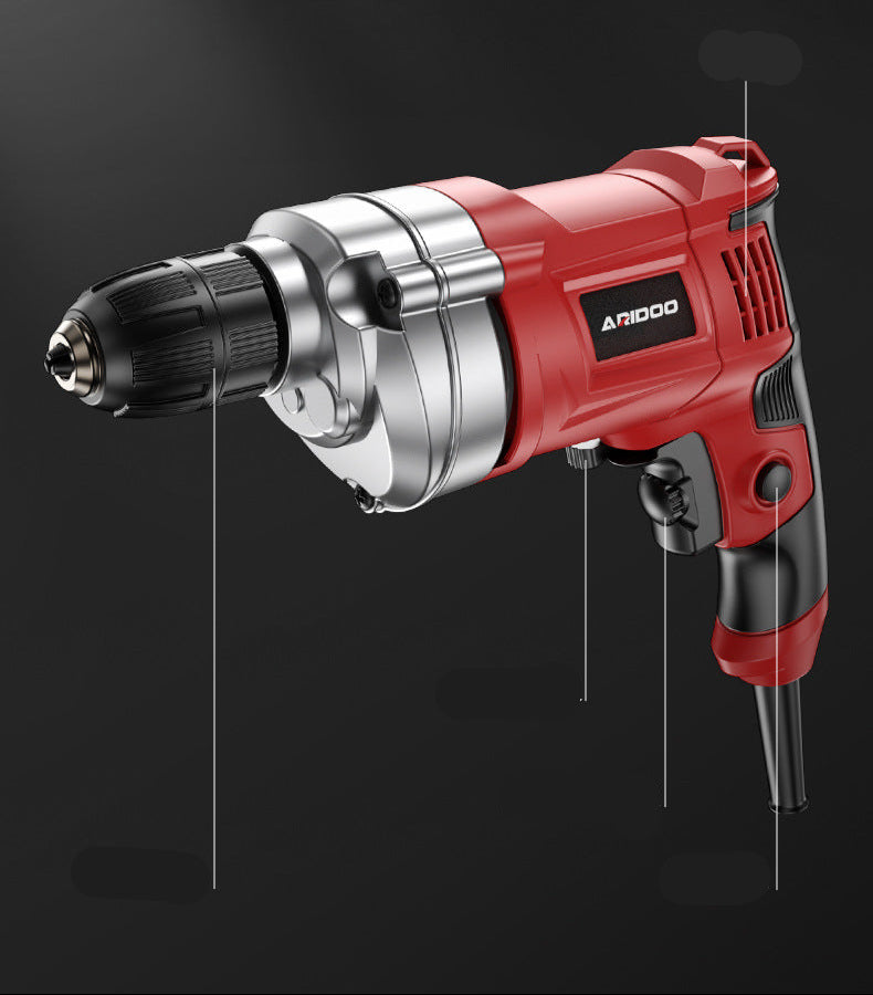 Electric Hand Drill 220V Impact Drill Household Punching Multifunctional Electric Switch Electric Screwdriver Tool Small Pistol Electric Drill