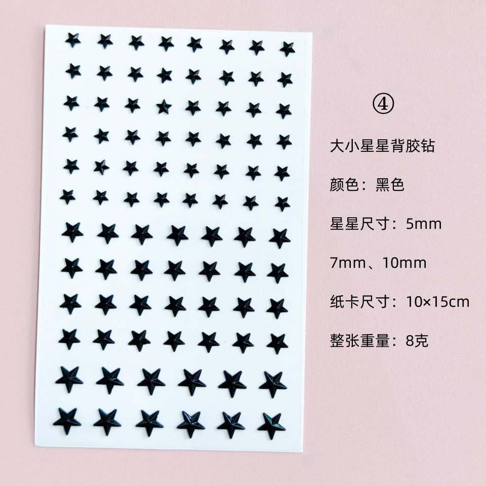 Glitter Gradient Butterfly Wing Tattoo Eye Corner Face Stickers Children's Eye Makeup DIY Stickers Fish Scale Performance Catwalk
