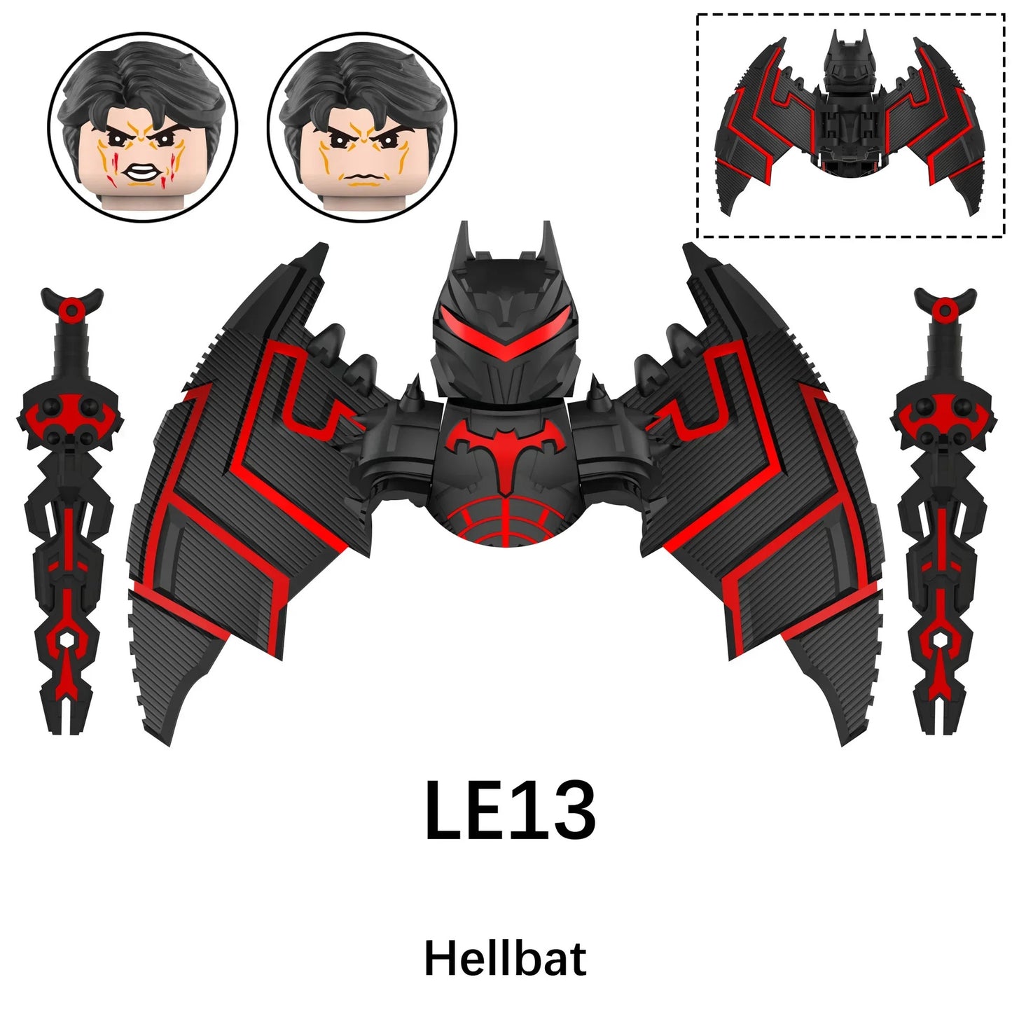 Brick toys Mini building blocks Classic anime characters Super hero Batman Joker children's party gift toys