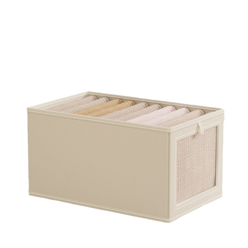 Oxford Cloth Window Bedroom Clothing Storage Box with Lid Household Clothes Dustproof Storage Bin Large Balcony Organizer Box