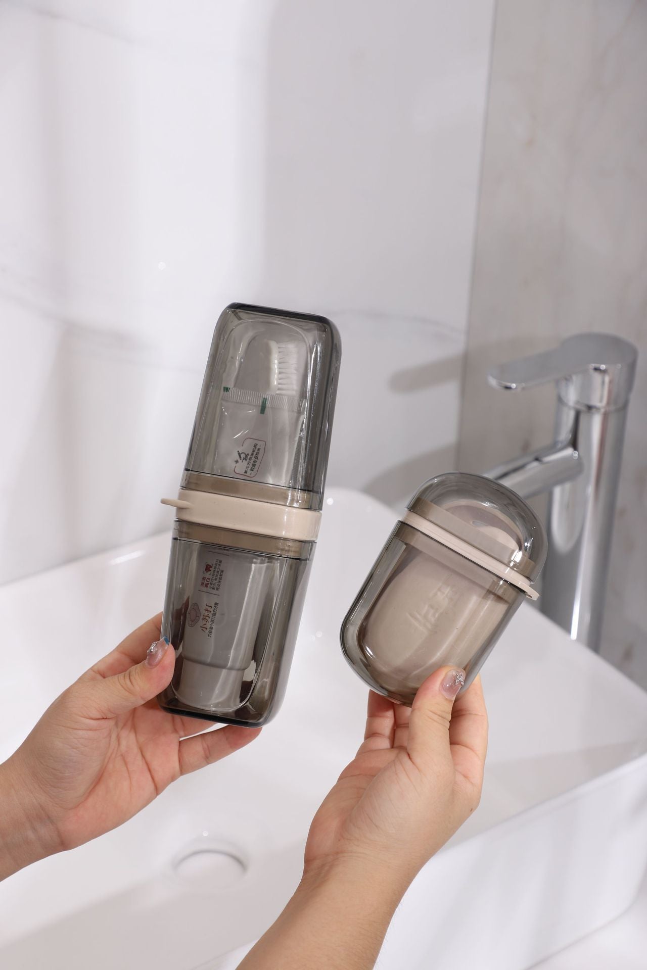 Cartoon Cute Mouthwash Cup Home Children Travel Portable Washing Cup Soap Box Set Toothbrush Cup Toothpaste