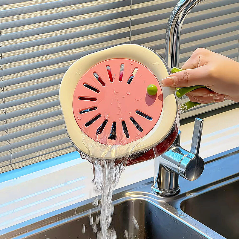 [Kitchen Good Stuff] Faucet Washing Basin Wash Fruit Drain Basket 2024 New Food Grade Jiang Yan Same Style