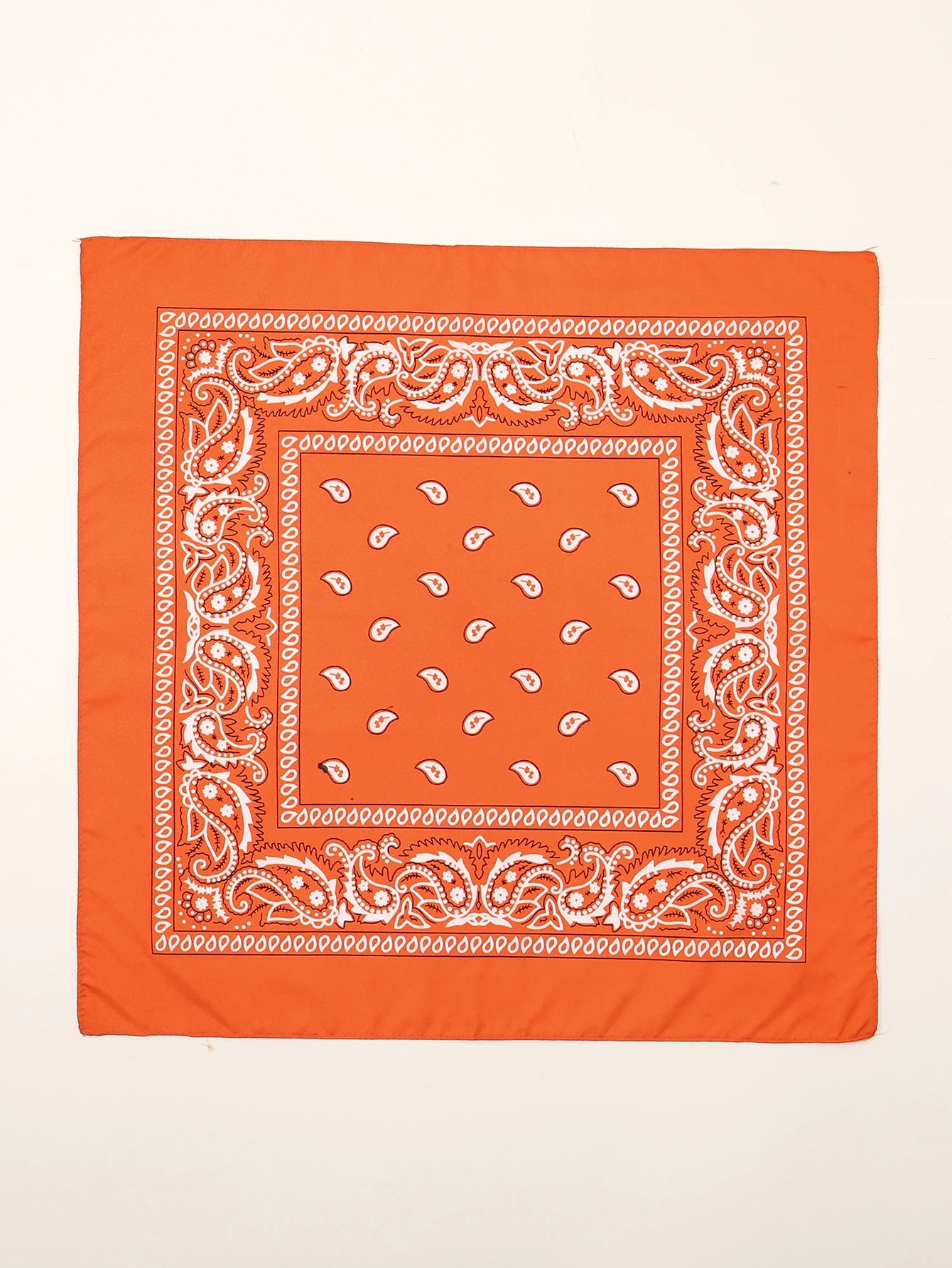 54cm*54cm Fashion Cotton Hip Hop Head Scarf Paisley Square Scarves Headwear Bandanna Hair Band Neck Wrist Wrap Band Accessories