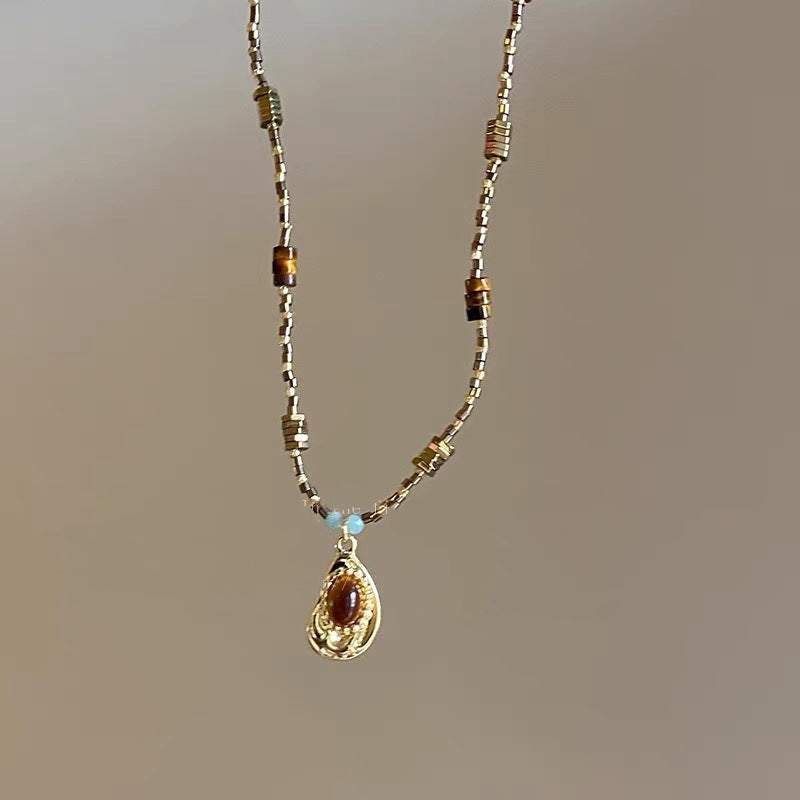 Sunflower Necklace Female Niche Design Sense