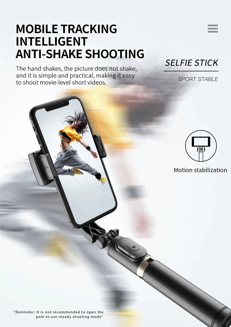 FANGTUOSI 2025 new Selfie Stick Stand Mobile Phone with microphone Support Wireless Gimbal Stabilizer For iPhone Android Holder