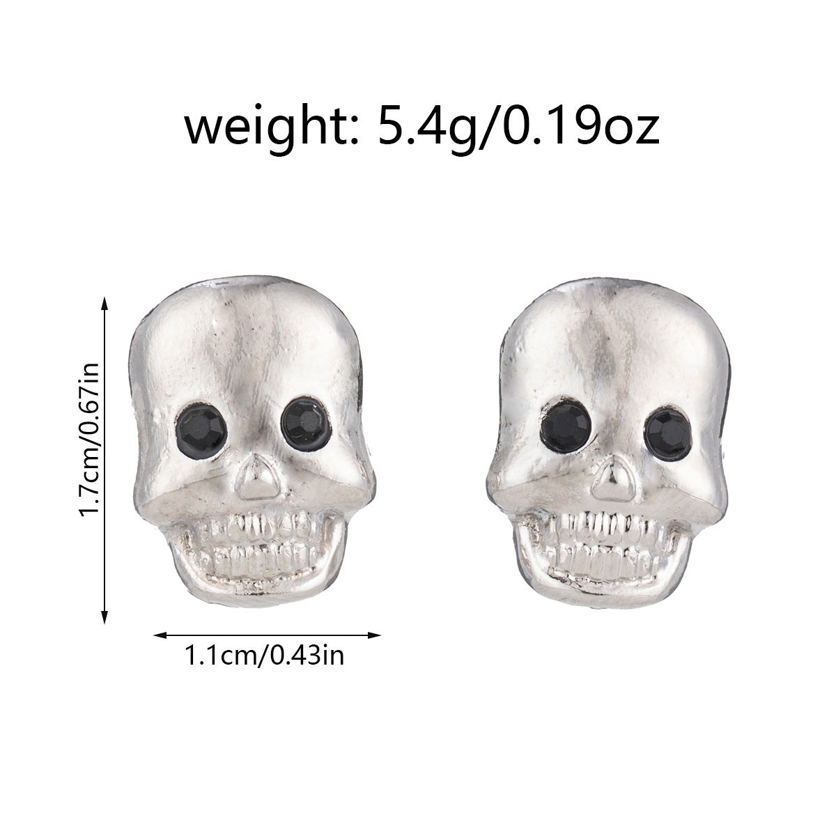 Halloween Quirky Accessories Crystal Inlaid Skull Earrings Oil Drop Witch Earrings Pumpkin Head Bat Earrings